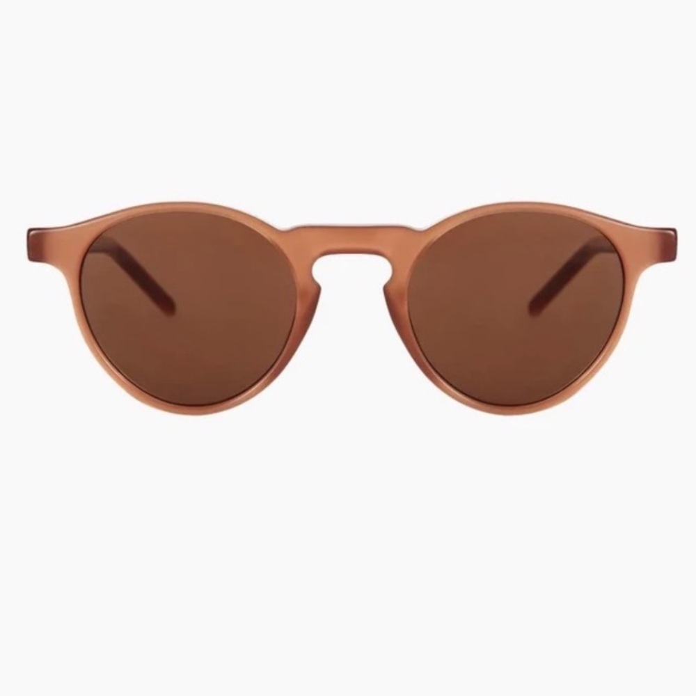 round  Brown Sunglasses